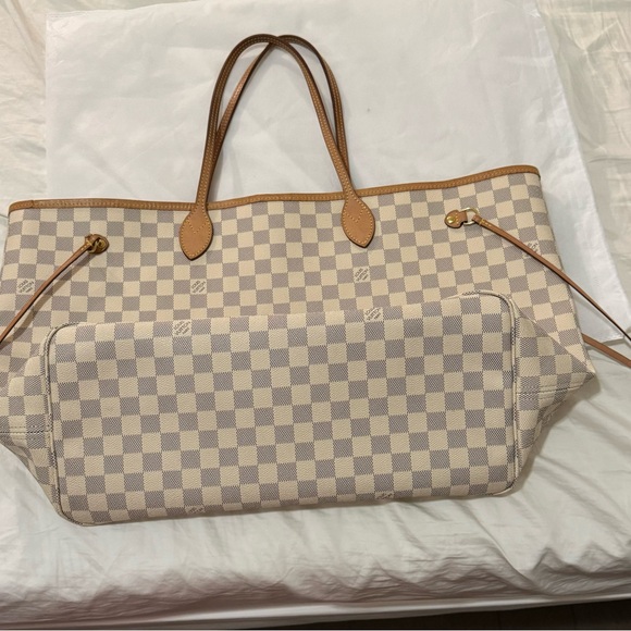 Louis Vuitton Authentic Damier Azure in Rose Ballerine Neverfull GM - Picture 2 of 13